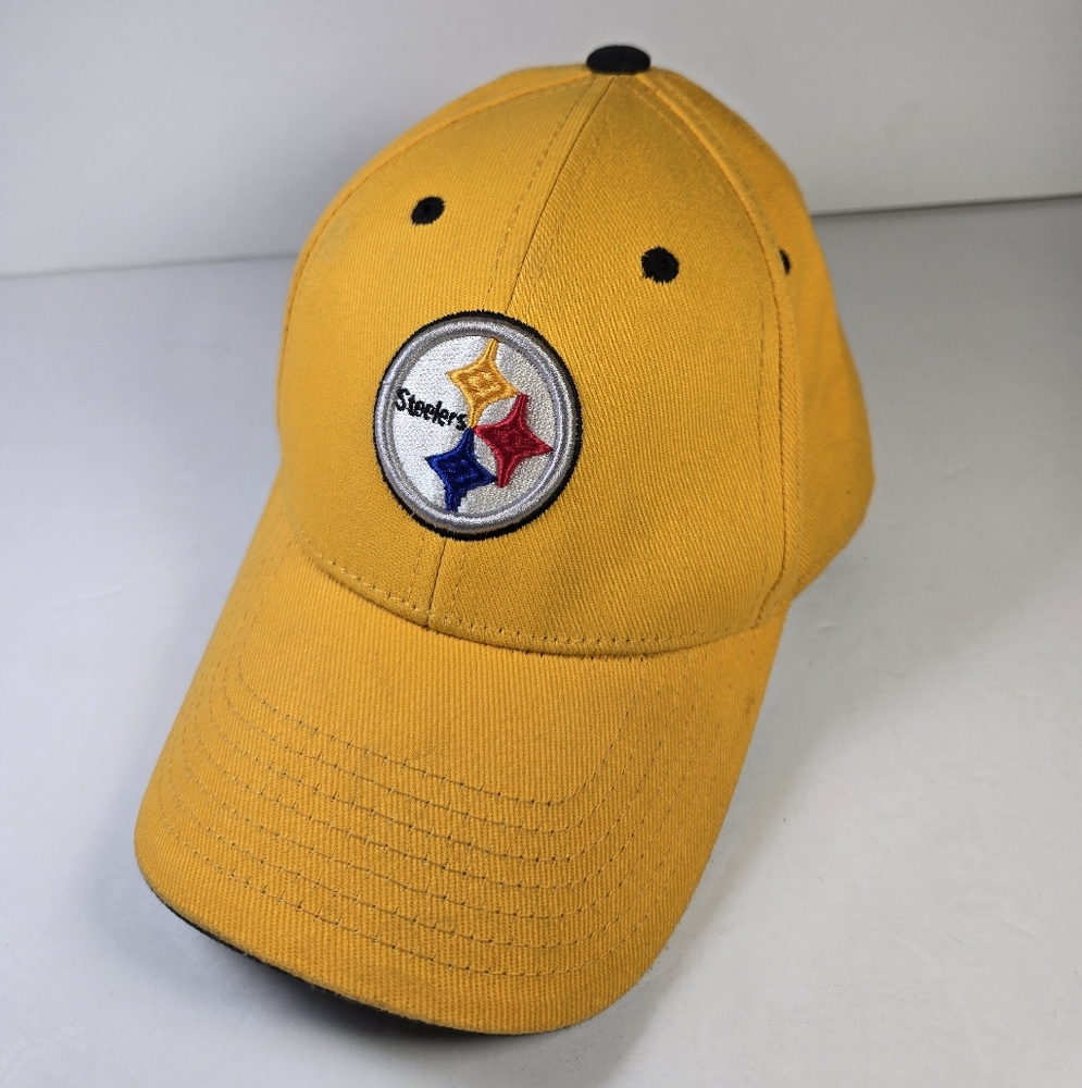 Pittsburgh Steelers Youth Hat NFL Team Apparel Adjustable Strap Steelers NFL Cap